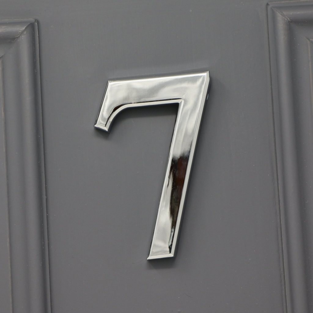 self adhesive door numbers