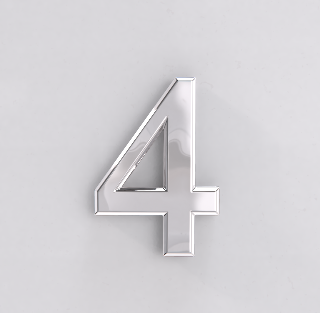 self adhesive door numbers