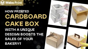 cardboard cake box