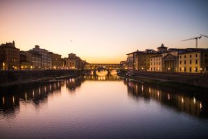 European Cities, Arno River, Italy.