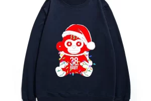 Christmas Monkey Young Boy Never Broke Again