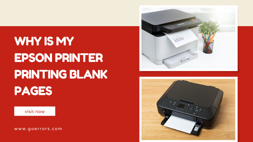 Why is my epson printer not printing even though it has ink post puff
