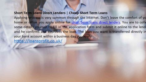 Short Term Loans Direct Lenders | Cheap Short Term Loans