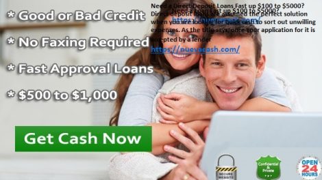 Direct Deposit Loans | Fast Cash Loans Online | Same Day Payday Loans