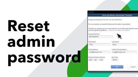 Reset your Admin Password for QuickBooks Desktop