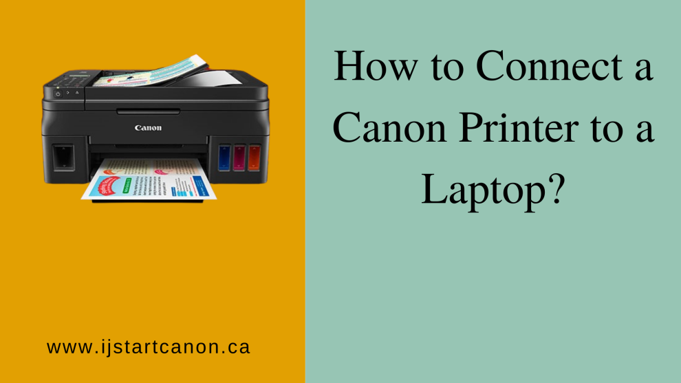 connect Canon printers to laptops