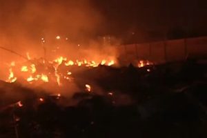 Huge Fire In Sariska Tiger Reserve