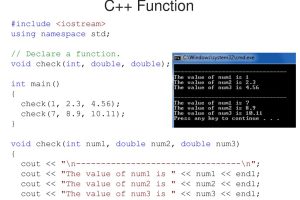 C++ Function