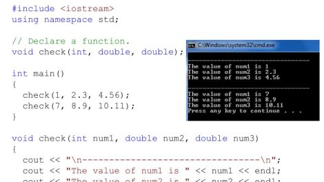 C++ Function