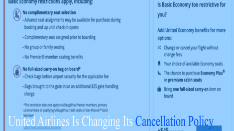 United Airlines Is Changing Its Cancellation Policy for Basic Economy - What to Know