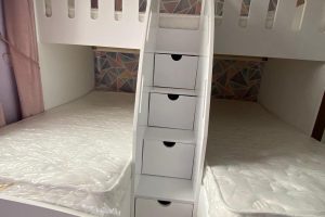 bunk bed with steps