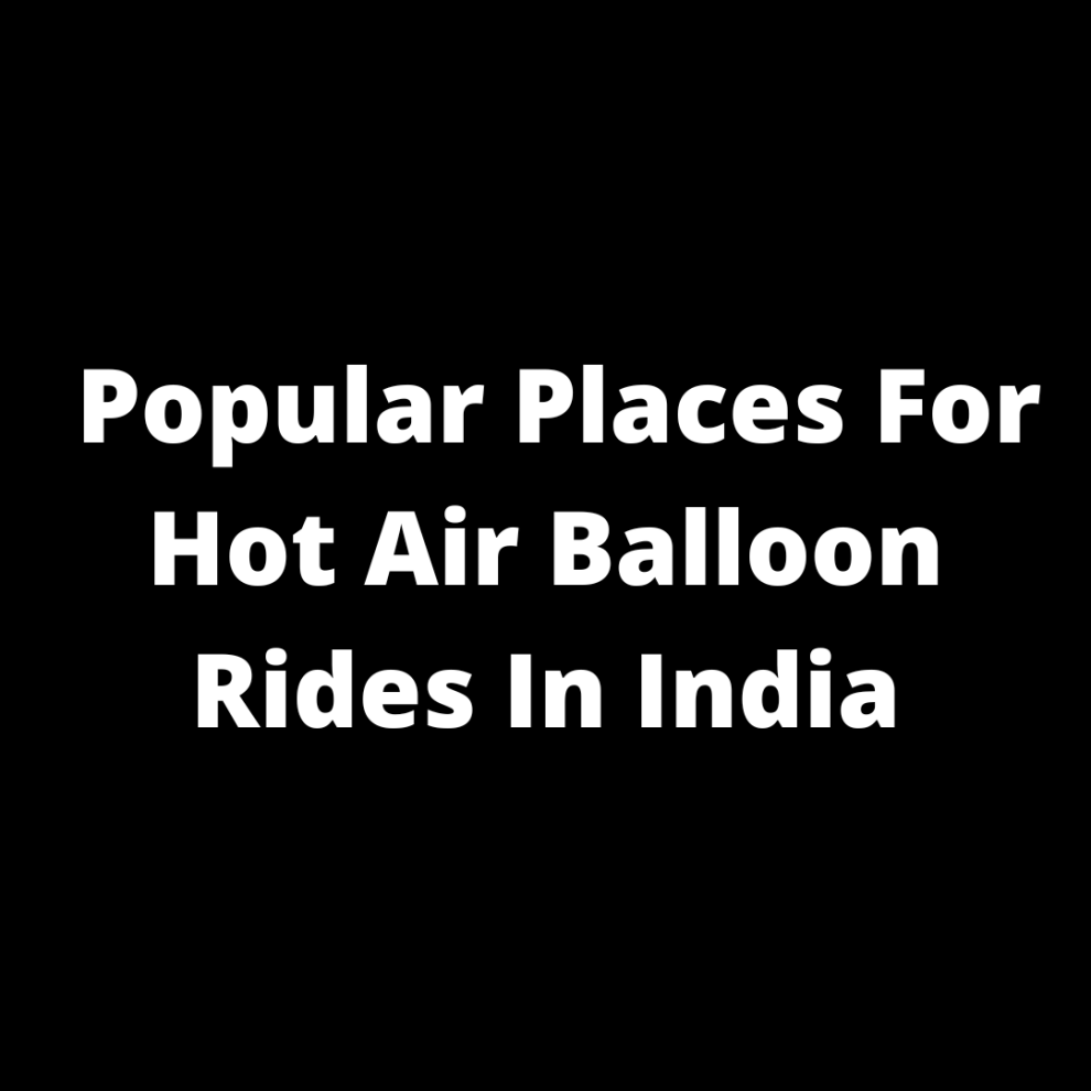 Hot Air Balloon Rides