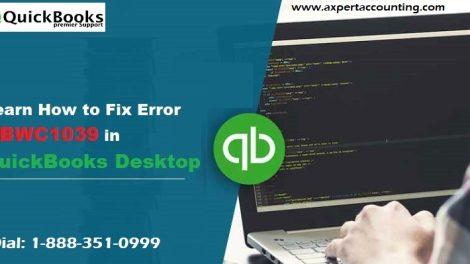 How to fix QuickBooks desktop Error QBWC1039