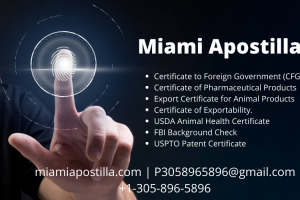Miami Apostilla Pride in Providing Fast FBI Background Check
