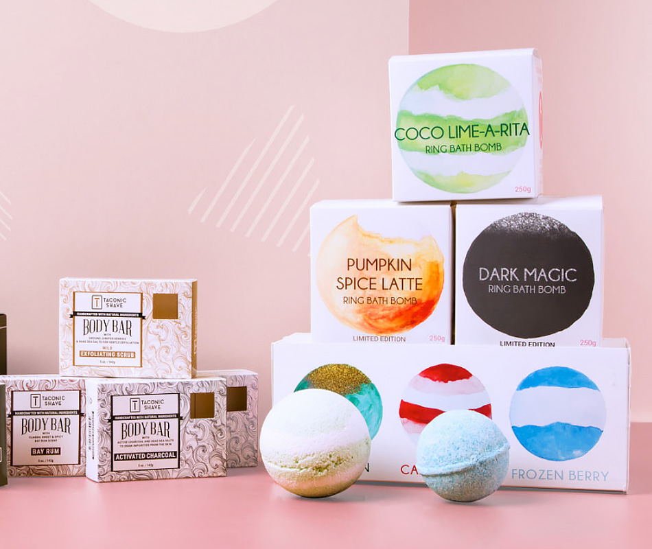 Custom CBD bath bomb packaging boxes