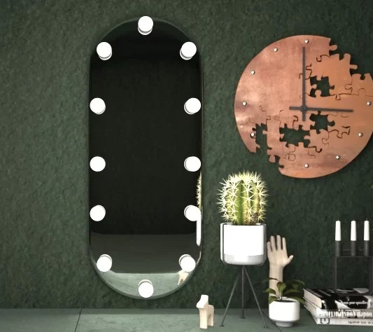 LED mirror for vanity