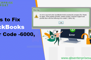 QuickBooks Error Code 6000 82 - Learn How to Resolve It - Featured Image