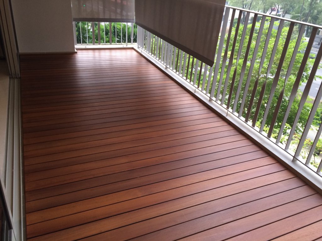 Why might creating a wooden deck be advantageous for you?