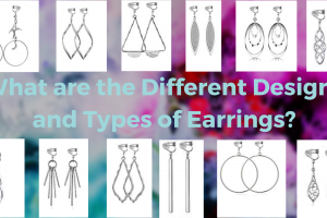 Blue Brown Simple Business Blog Banner -What are the Different Designs and Types of Earrings?