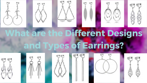 Blue Brown Simple Business Blog Banner -What are the Different Designs and Types of Earrings?