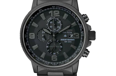 Citizen Men's White Dial Dark Brown Leather Band Quartz Watch