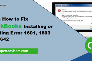 Fix QuickBooks Error Code 1601, 1603, and 1642