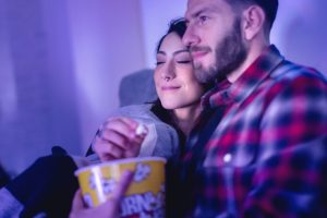 image showing young couples watching content with inclusive platform