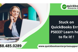 Stuck on QuickBooks Error PS033? Learn how to fix it! !