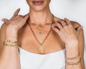 large zodiac sign necklace