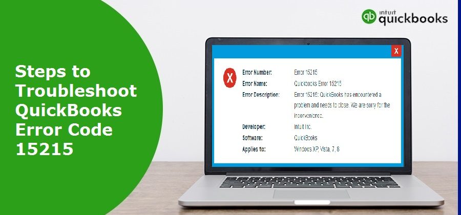 Resolve QuickBooks Error Code 15215 - Featured Image
